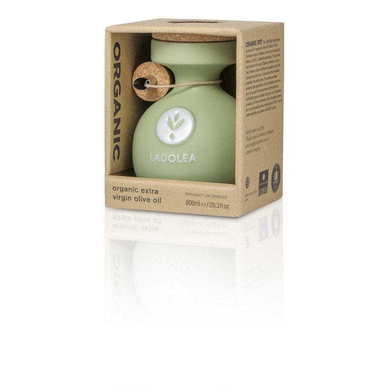 Organiczna oliwa z oliwek z pierwszego tłoczenia, średnio owocowa, odmiana Koroneiki, karton 600ml