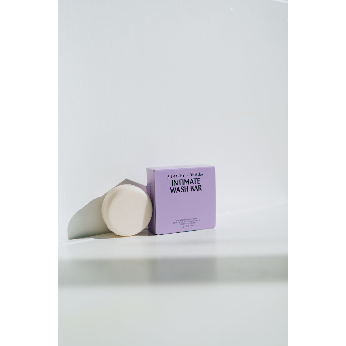Bar de lavage intime probiotique - formule non parfumée avec des ferments de Lactobacillus - qualité artisanale