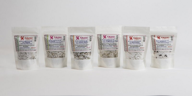 Natural unrefined Sea Salt with Greek Thyme