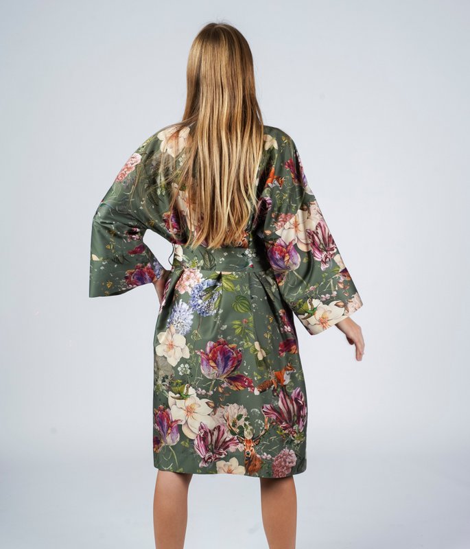 Albornoz Kimono Magic Garden Moss