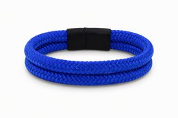 Touw armband 12mm - Caesar collectie | Editie zwart