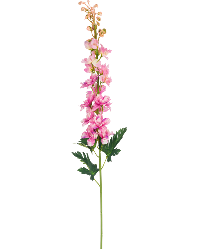 Artificial flower Delphinium 79 cm pink