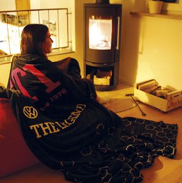 Volkswagen VW GTI manta polar 150x200cm - Desde 1976/Negro