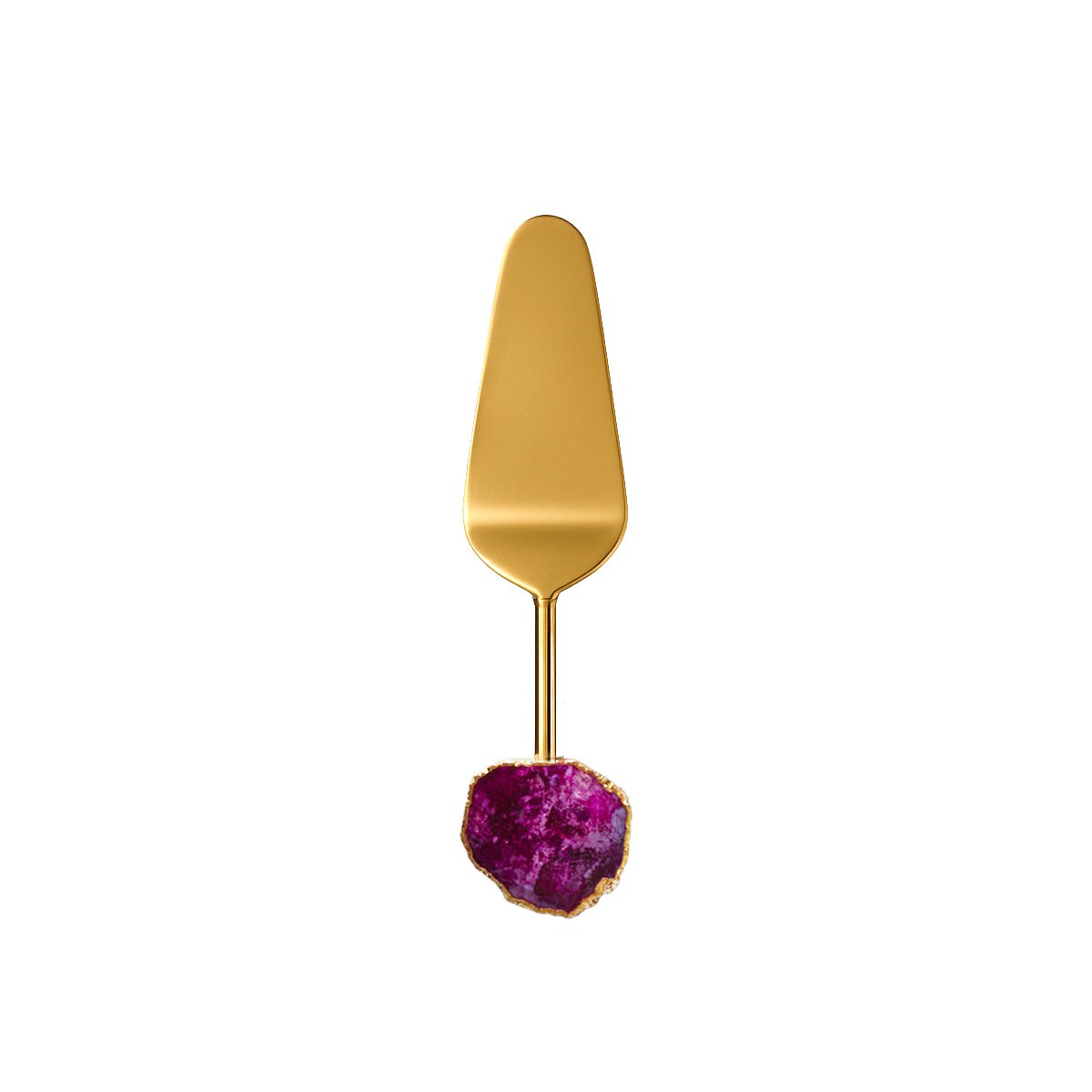 Goldene Kuchenschaufel Pierre Achat Rose