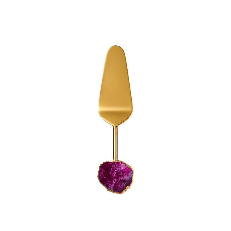Goldene Kuchenschaufel Pierre Achat Rose