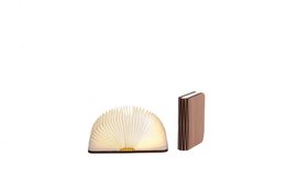Book Lamp Walnut Brown