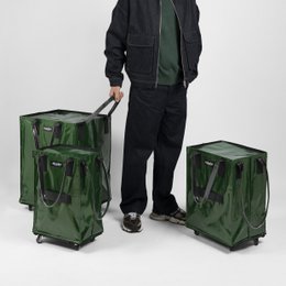 Hulkenbag Medium Forest Green med bygget cover