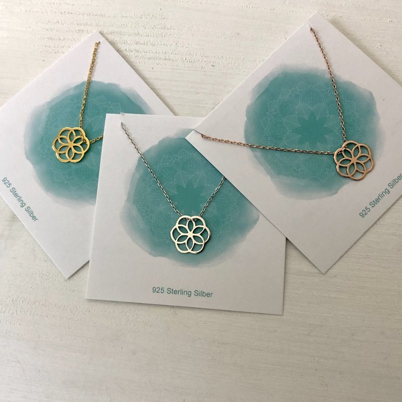 Necklace flower of life