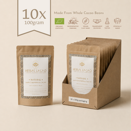 100% Ceremonial Cacao | Natural (10 pieces)
