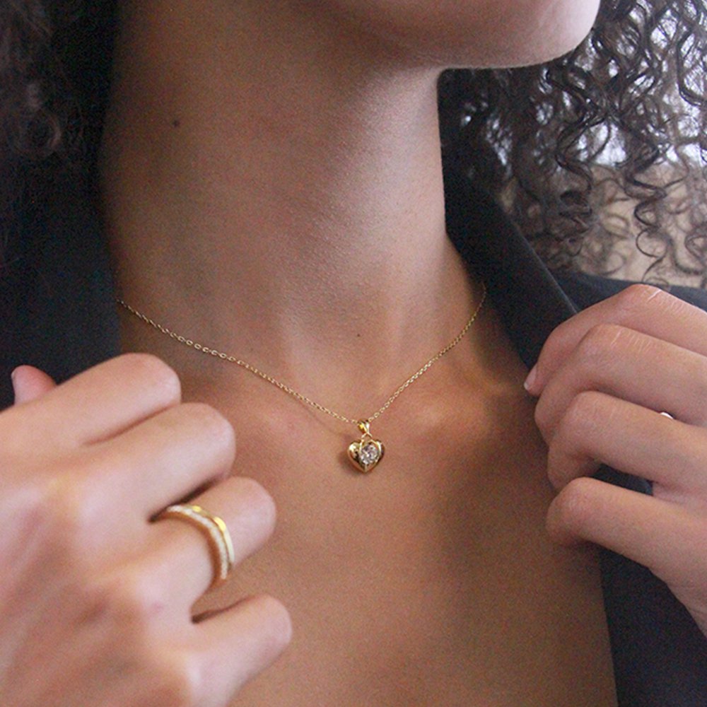 Simply Love Pendants - Gold and Crystal