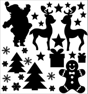 Static Stickers - Christmas