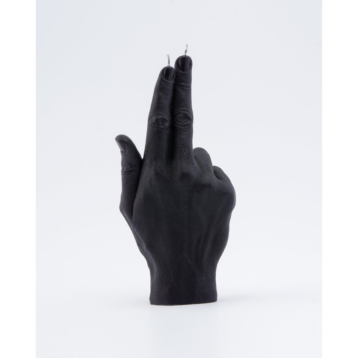 Gun Fingers Candle Zwart