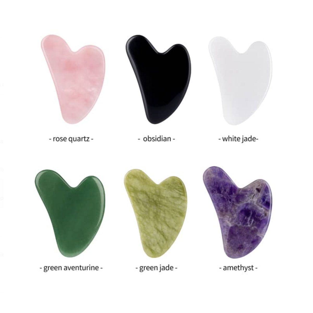 Gua Sha værktøj Hjerteform
