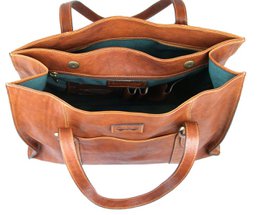 Leather lady bag 40 cm lenght x 28 cm height