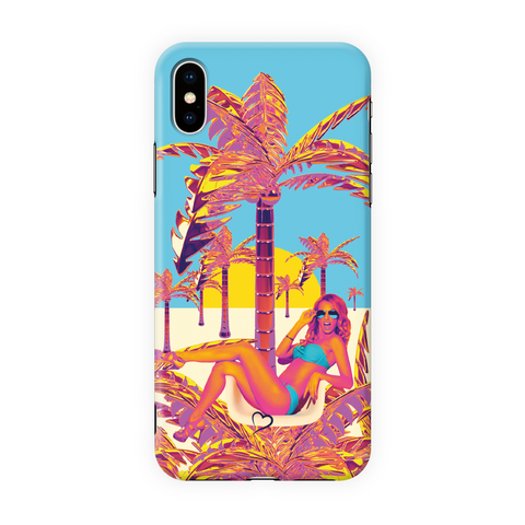 Gouden palmboom Milieuvriendelijke iPhone-hoes