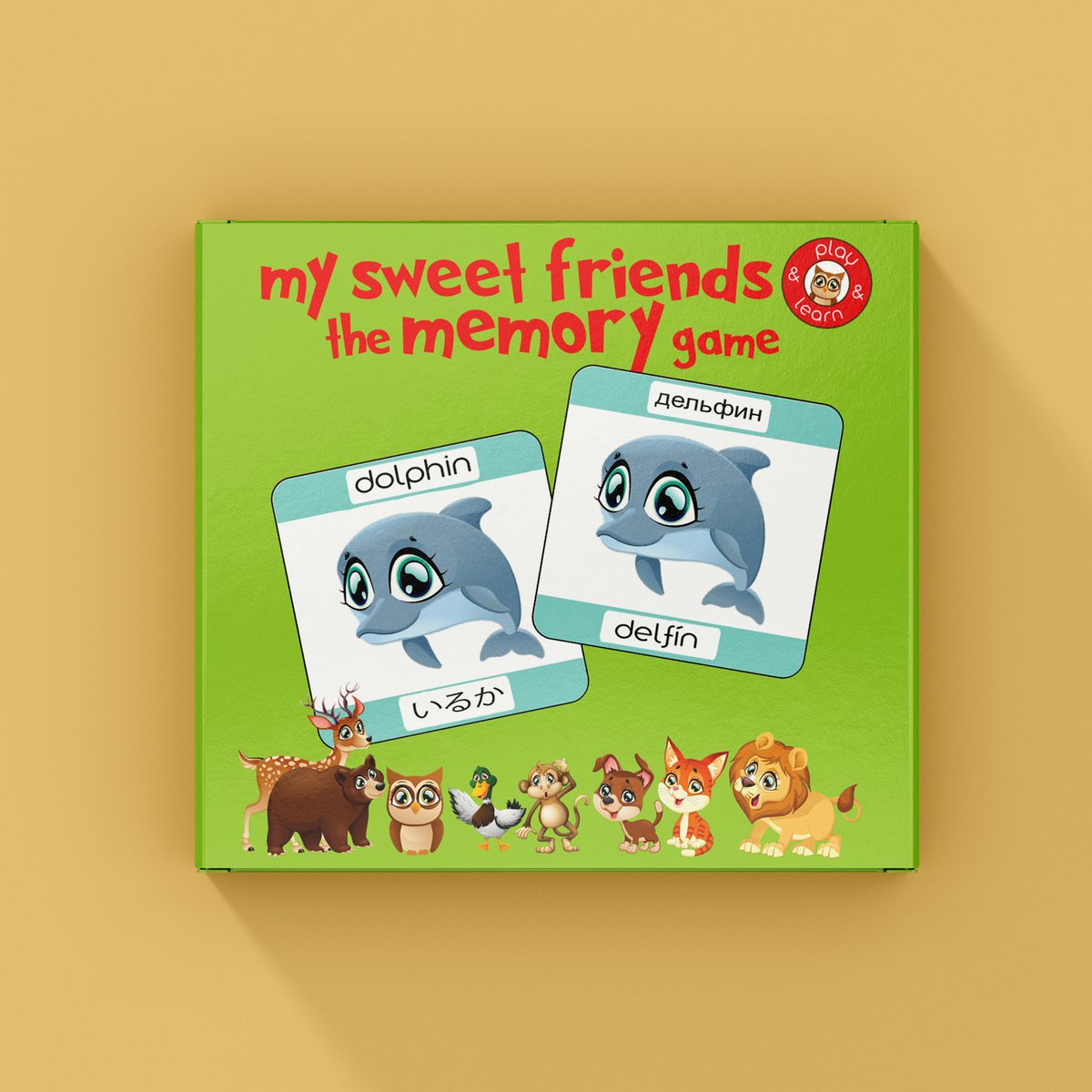 The Multilingual Memory Game: French + 3 other languages of your choice