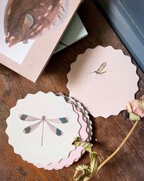 Coasters 10 motiver insekter - 12 sæt