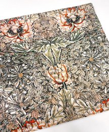 William Morris varm orange kaprifolie botanisk pudebetræk | WIM015