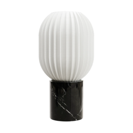 Kapsel lige bordlampe