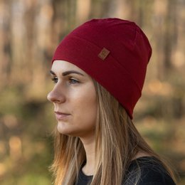 Bonnet Merinos Femme Royal Cherry