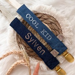 Pacifier cord - denim I