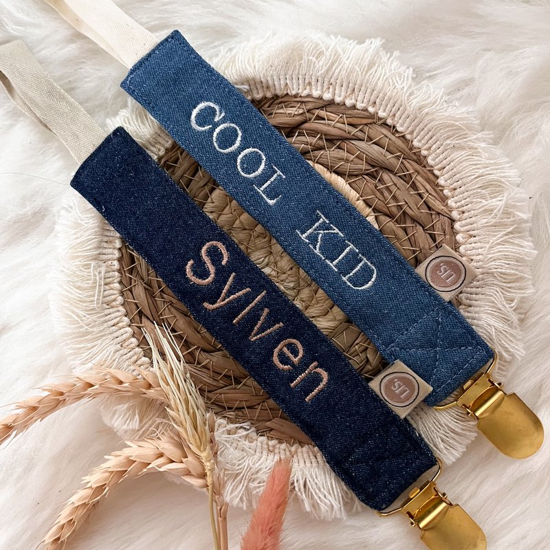 Pacifier cord - denim I