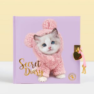 Studio Pets Puffy Diary with lock Ragdoll Mouse