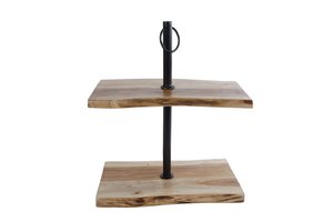 Etagere Nico natur-schwarzes Metall-a