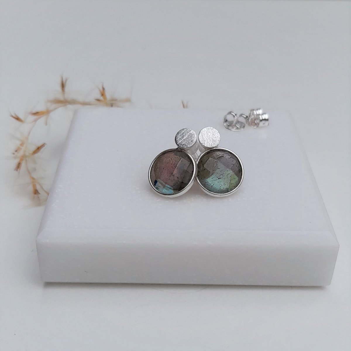 Kolczyki do uszu mieszaj i dopasowuj LABRADORITE 02