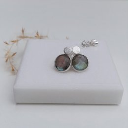Pendientes mix and match LABRADORITE 02