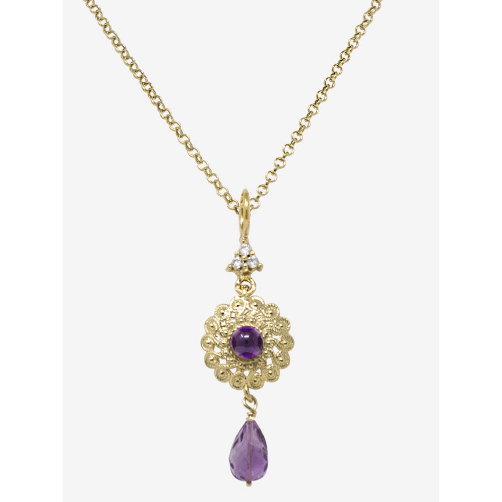 Collana di filigrana con ametista