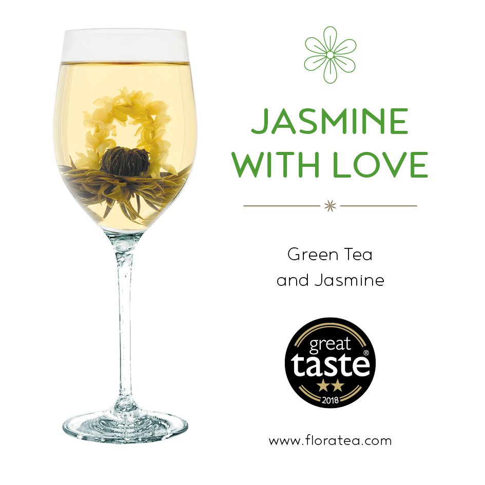 Flora Tee Jasmin mit Liebe