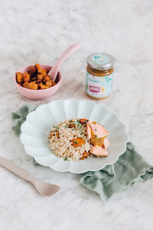 INDISK SAUS TIL BABY - GRØNTSAUKESAUCE - 100% ØKOLOGISK - UDEN TILSÆTNINGER - FRA 10 MÅNEDER - 130G