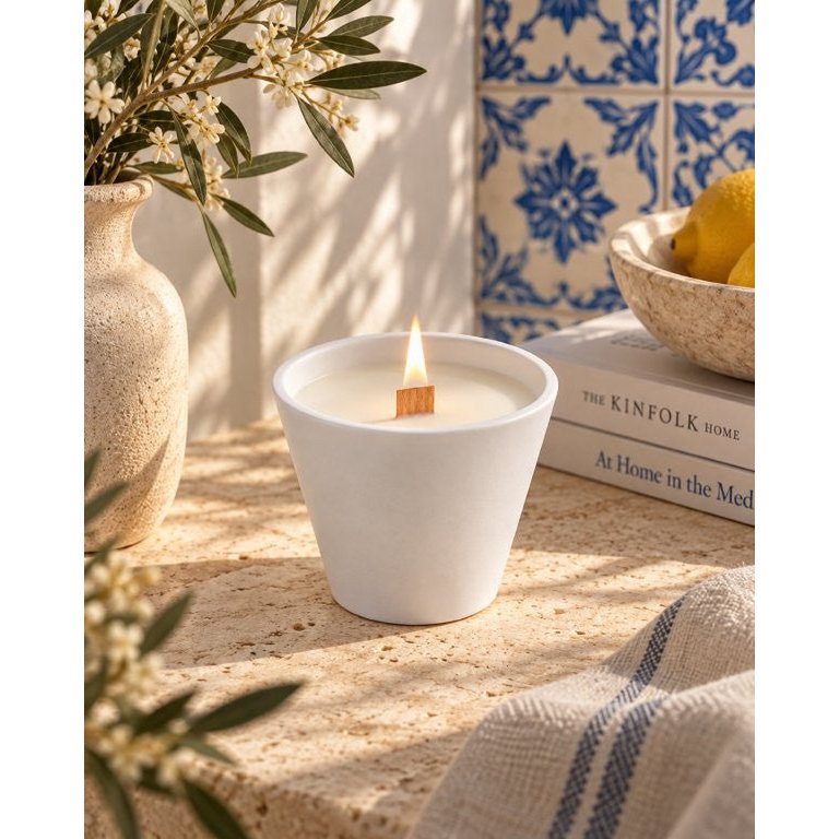 LAVURI SWING Candle CUP – Ręcznie robiona świeca z wosku sojowego Cocos Vanilla