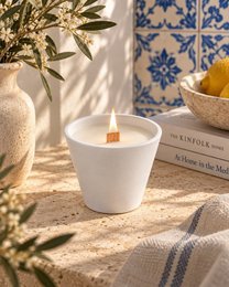 LAVURI SWING Candle CUP – Ręcznie robiona świeca z wosku sojowego Cocos Vanilla