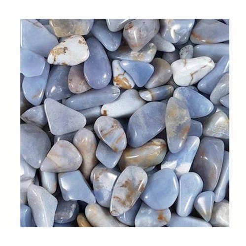 Blue Chalcedony Avalonite Tumbled Stones 250gr
