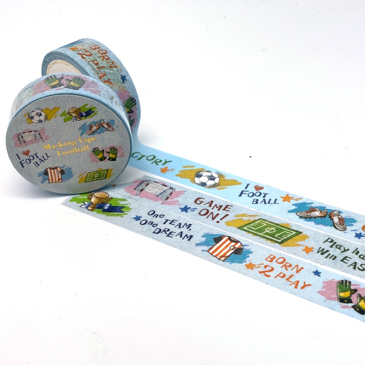 Washi Tape "Football" - dynamic design for real football fans