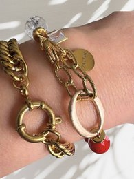 Lume-Perlenarmband rot