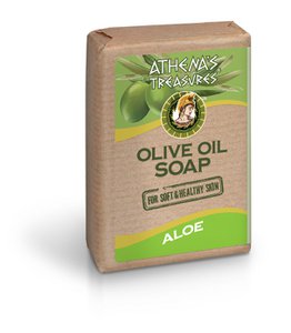 Athenas Treasures Aloe Vera Soap In Eco Paper 100gr