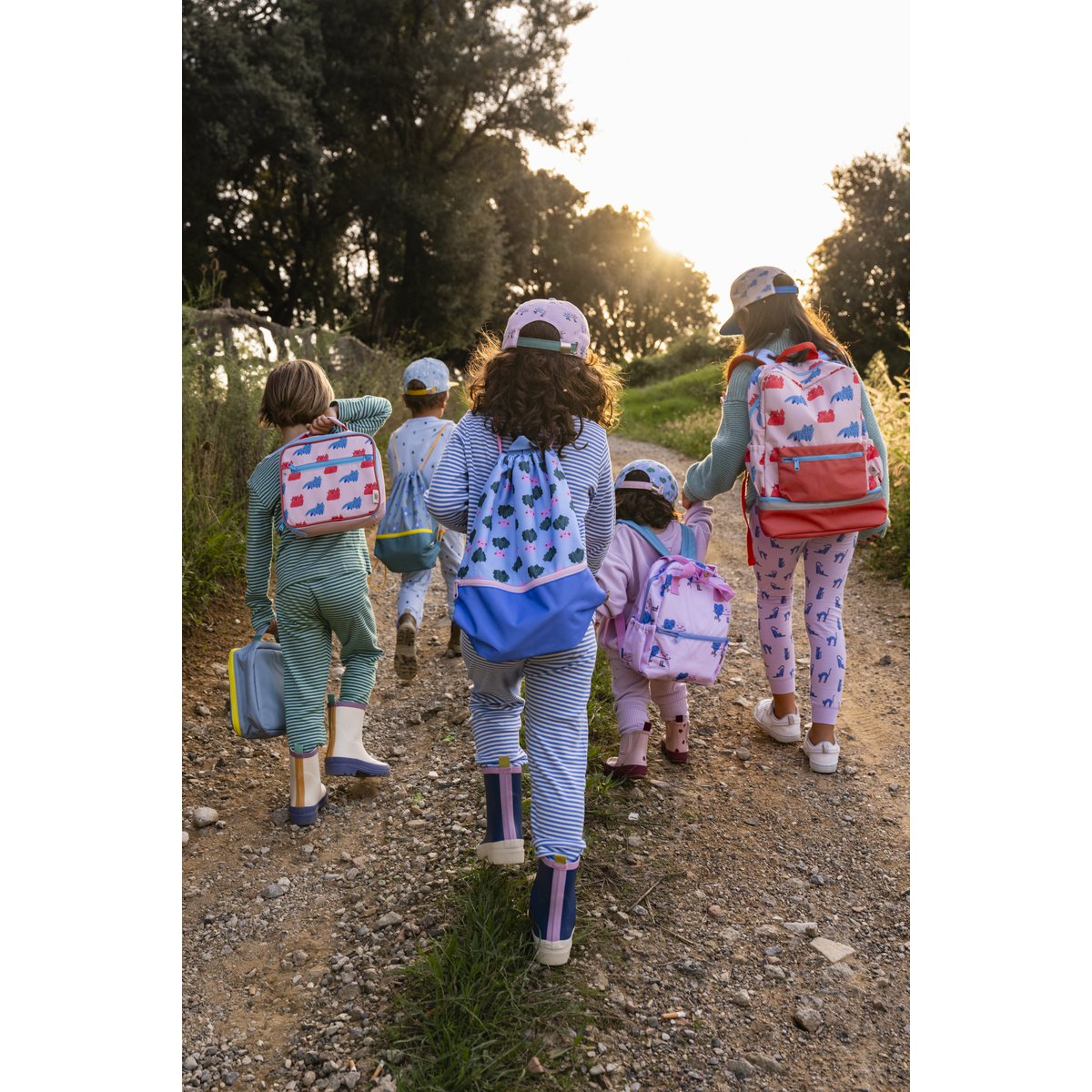 Drawstring Bag Dancing Hearts