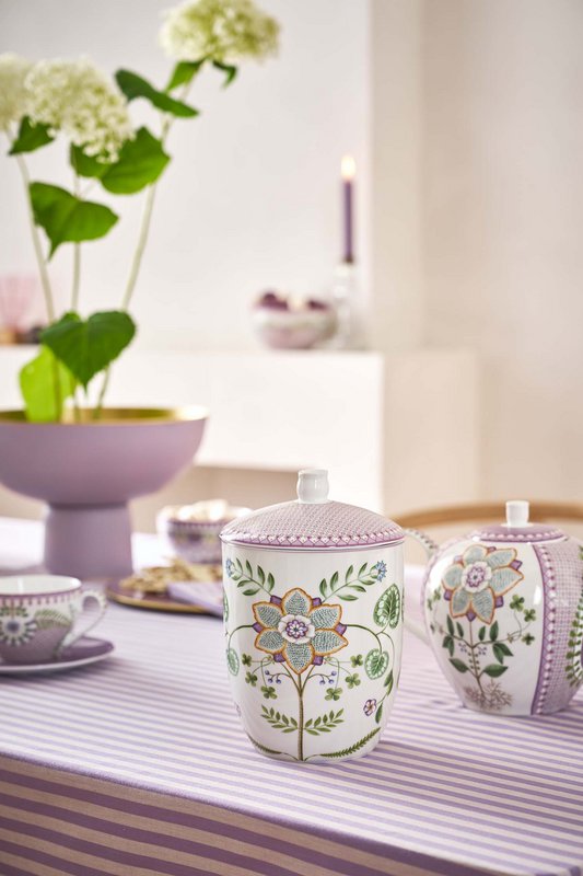 Storage Jar Lily&Lotus Off White 1.5ltr