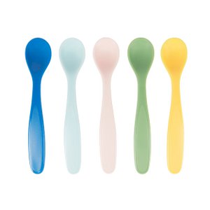 Set van 5 zachte babylepels - vanaf 6 maanden