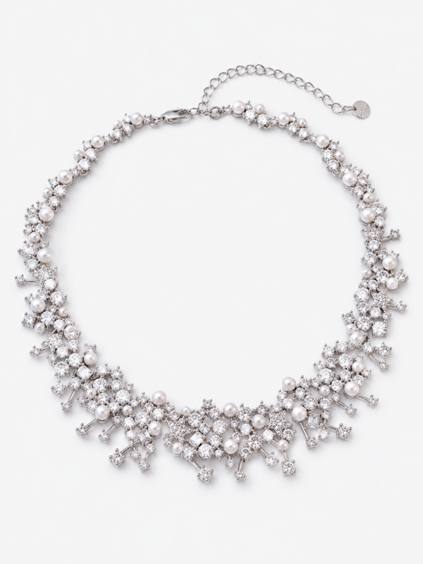Sternenlicht-Perlen-Brautschmuck-Set