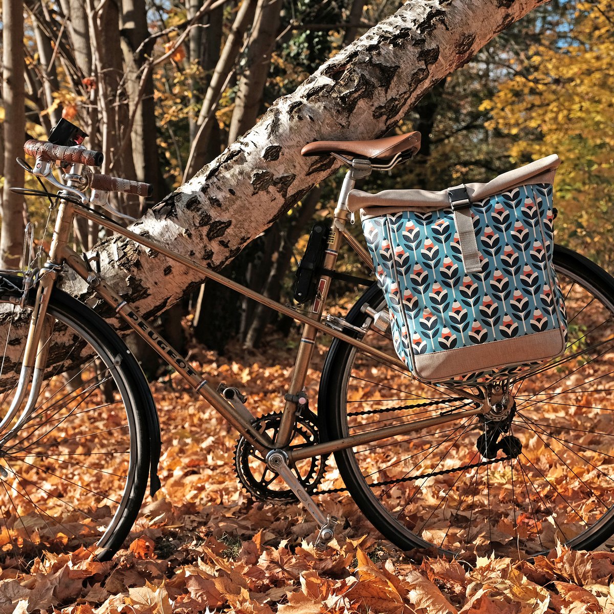 Combinazione sacca per biciclette / portapacchi per zaino - Scandinavia
