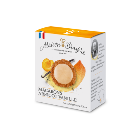 Apricot Vanilla Macaroons 50G