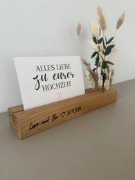 Ansichtkaart alle liefde voor je bruiloft
