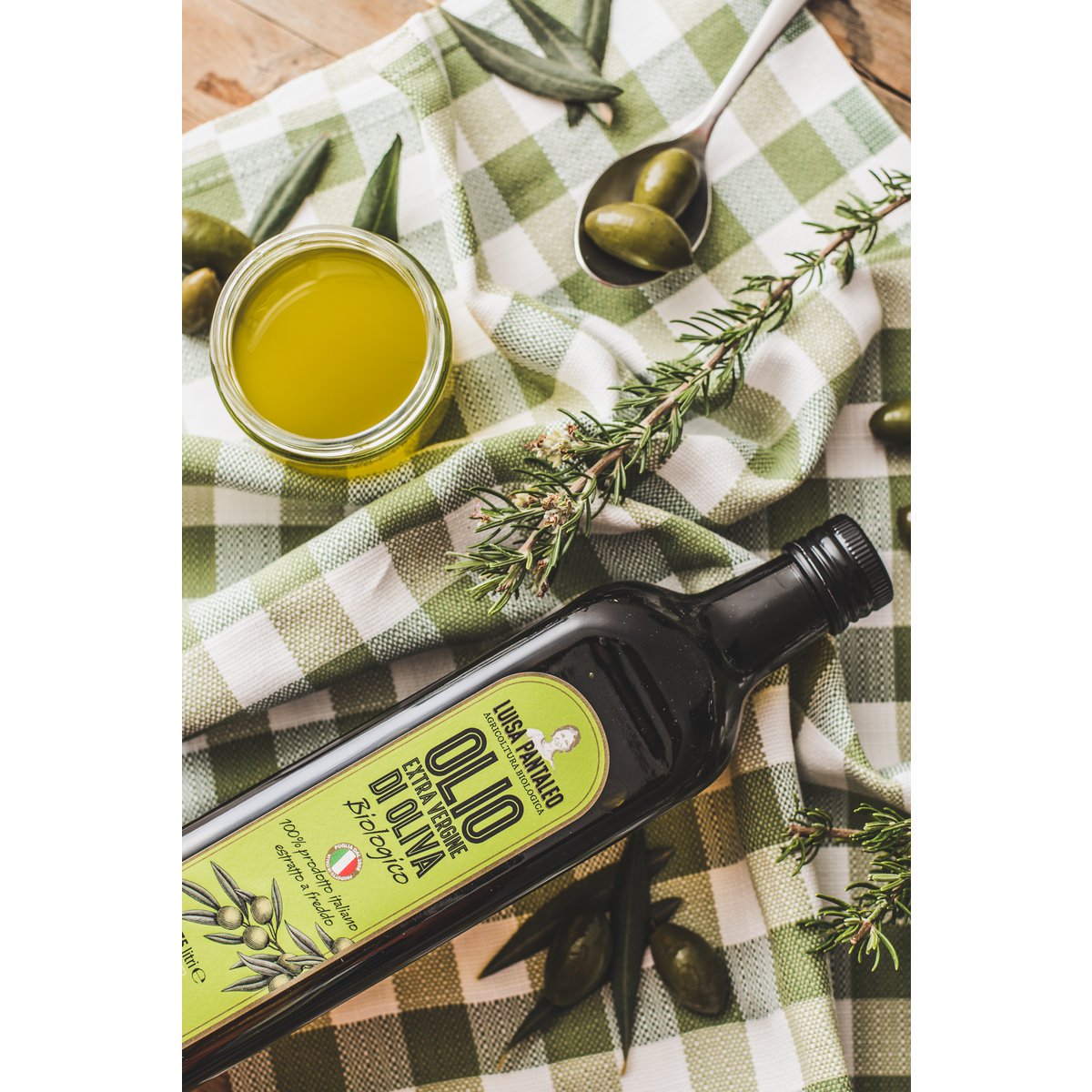 Luisa Pantaleo Økologisk Extra Virgin Olivenolie, 6 flasker á 0,750 lt, fremstillet i Italien