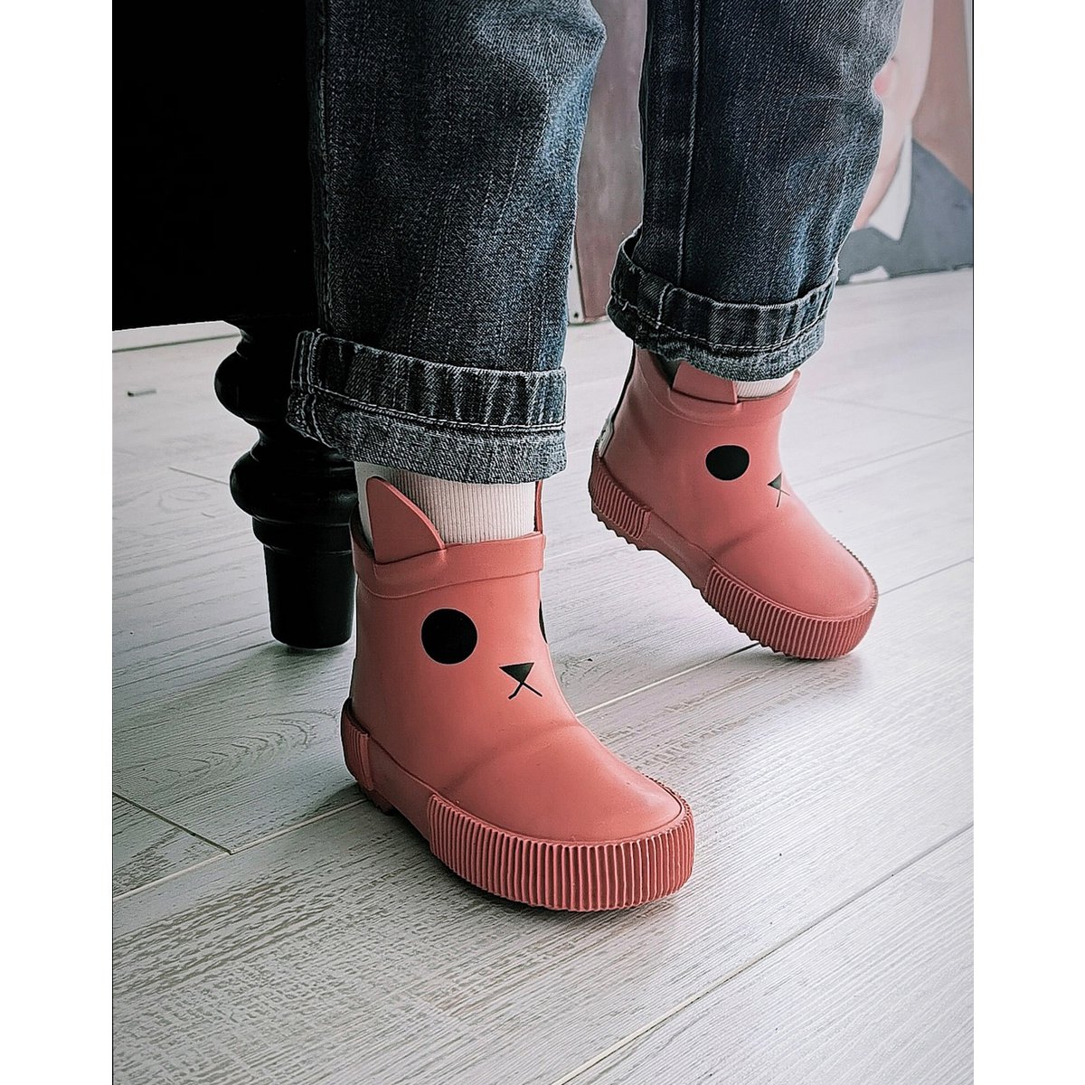 KERRAN Kinder Regenstiefel Rosa