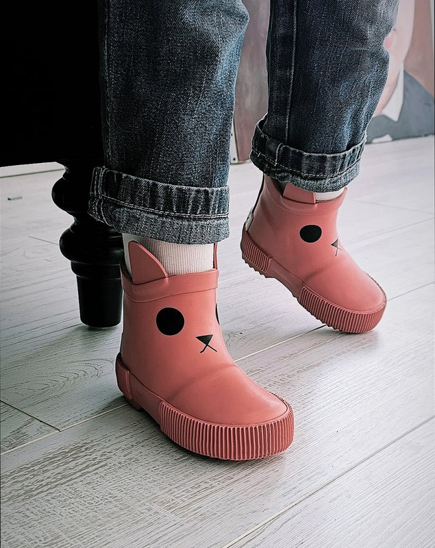 KERRAN Kinder Regenstiefel Rosa