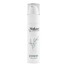 Moisturizing day cream with organic super active ingredients for nourished, radiant skin.